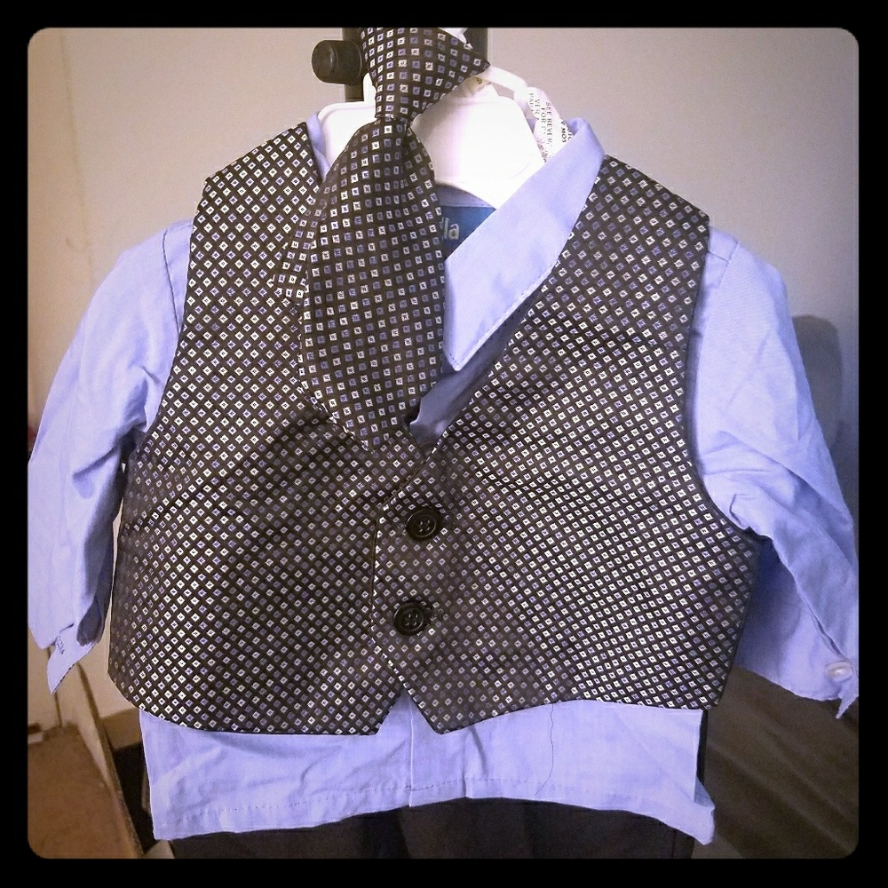 Baby boys dress up outfit